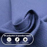 Custom Chinese manufacturers make moisture absorption sweat releasing breathe freely crease resist 94 polyester 6 spandex fabric