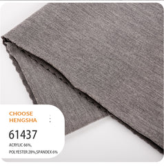 高品质中国价格腈纶 66% 涤纶 28% 氨纶 6% 拉绒保暖面料,适用于保暖内衣